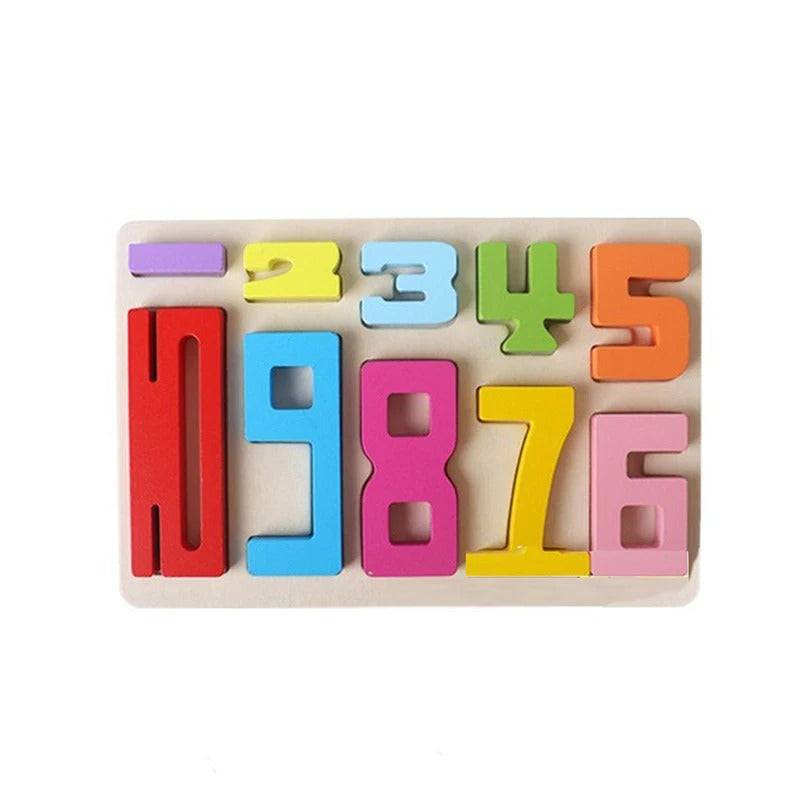 Montessori Educational Wooden Number Blocks