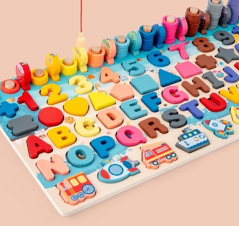 Montessori Wooden Alphabet Puzzle – Educational ABC Learning Toy for Toddlers & Kids 🔤🌿