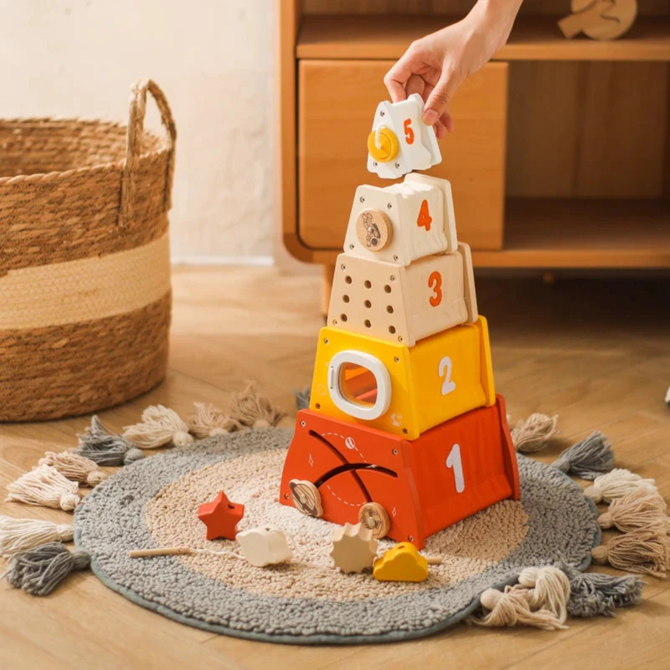 Montessori Educational Construction Blocks