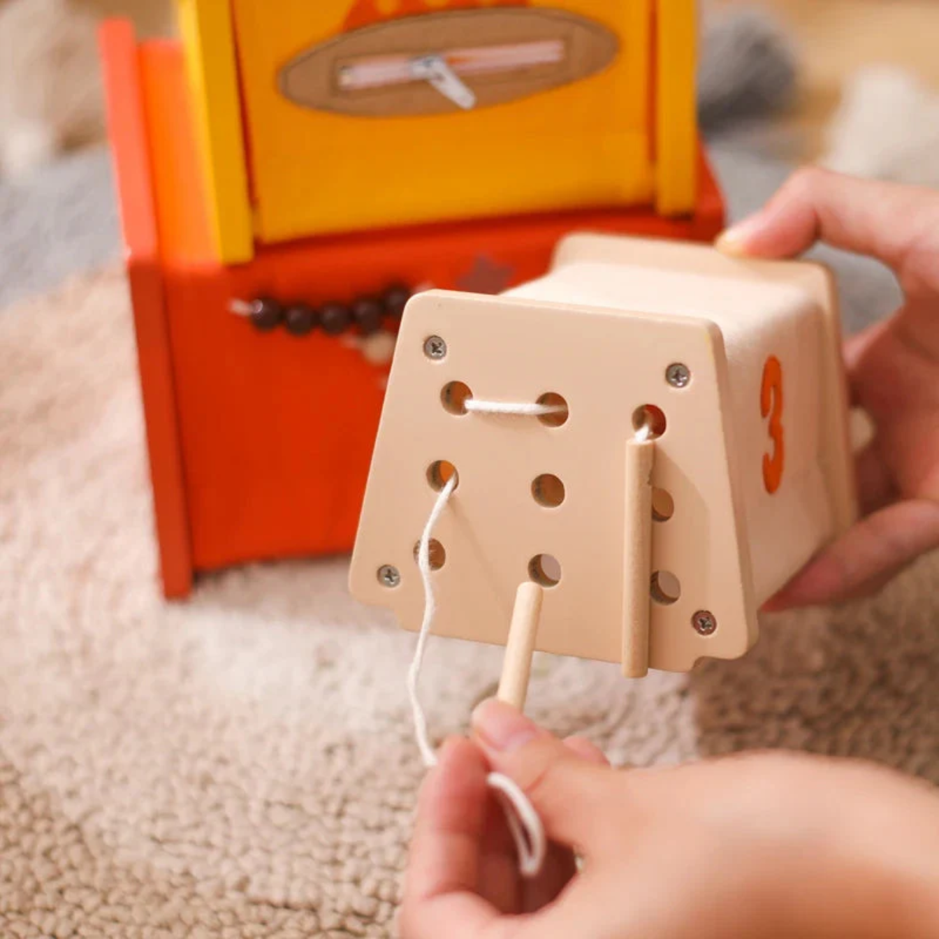 Montessori Educational Construction Blocks