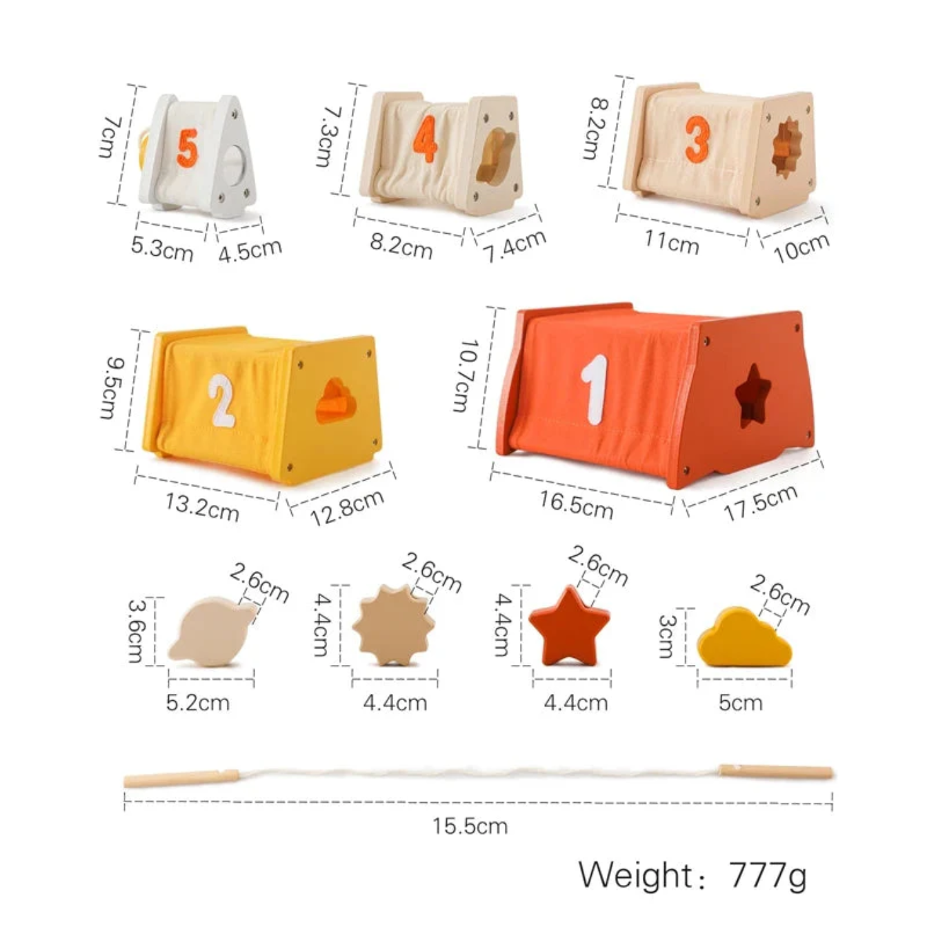 Montessori Educational Construction Blocks