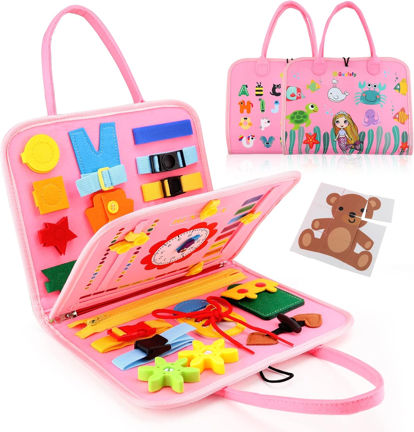 Montessori Activity Panel – Fine Motor Skills Development Toy