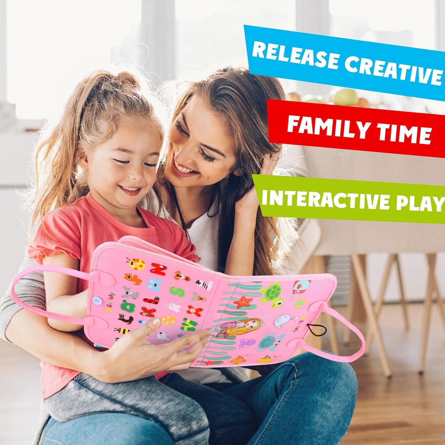 Montessori Activity Panel – Fine Motor Skills Development Toy