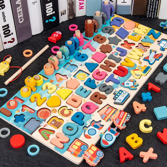 Montessori Wooden Alphabet Puzzle – Educational ABC Learning Toy for Toddlers & Kids 🔤🌿