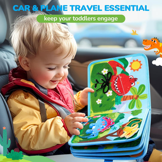 Montessori Educational Dinosaur Book for Kids | Learn Through Play