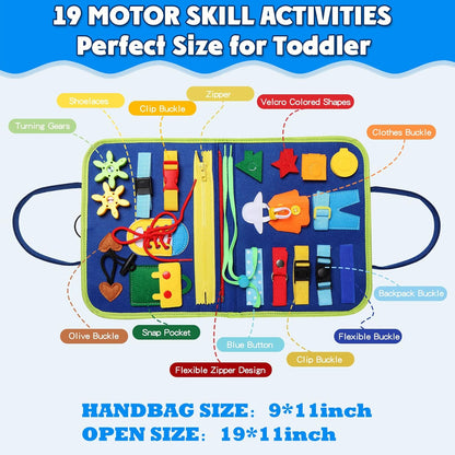 Montessori Activity Panel – Fine Motor Skills Development Toy