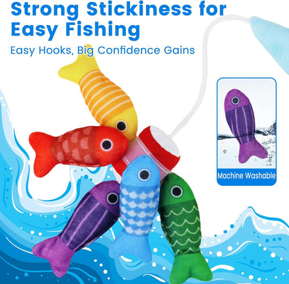 Montessori My First Fishing Set – Wooden Magnetic Fishing Game for Kids