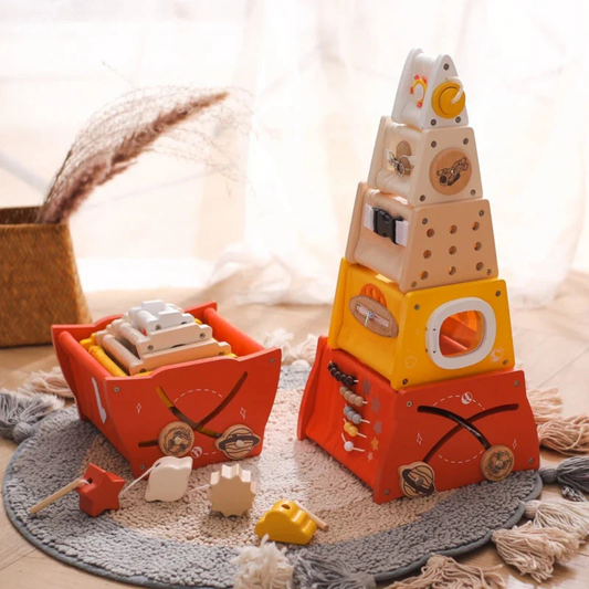 Montessori Educational Construction Blocks