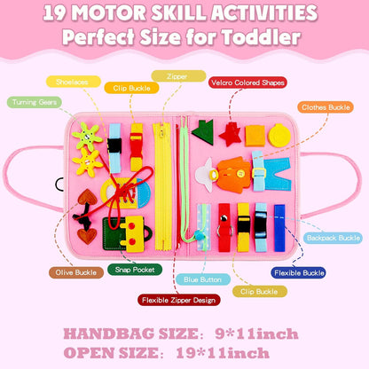 Montessori Activity Panel – Fine Motor Skills Development Toy